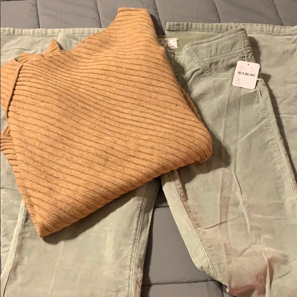 Free People Pull on Corduroy Flares